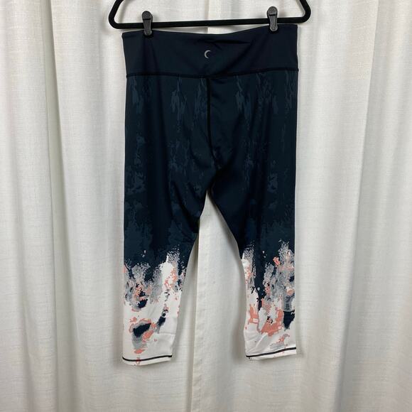 Zyia Black Watercolor Ombre Summit Hi-Rise 7/8 Leggings Sz.16-18 NWT - Picture 8 of 11